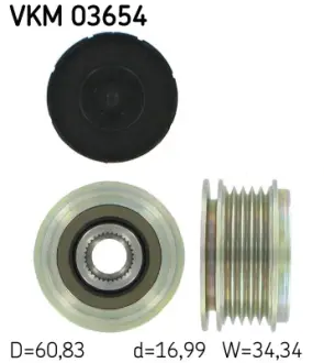 Муфта генератора SKF VKM03654