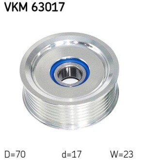 Направляючий ролик skf VKM 63017