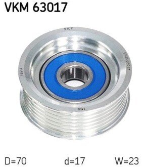 Направляючий ролик skf VKM 63017 на Хонда Цивик 5d