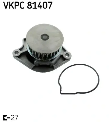 Водяная помпа (насос) SKF VKPC 81407