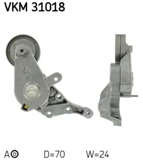 Натяжний ролик SKF VKM 31018