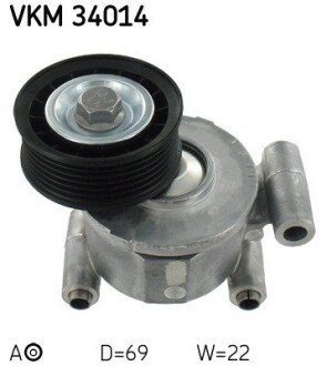 Натяжний ролик skf VKM34014 на Фиат Панда