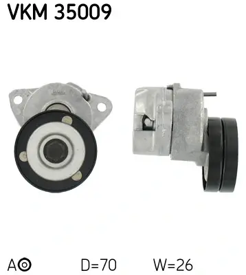 Натяжний ролик SKF VKM 35009 (фото 1)