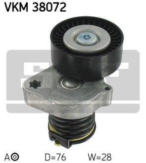 Натяжний ролик skf VKM38072