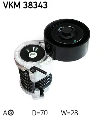 Натяжний ролик SKF VKM 38343