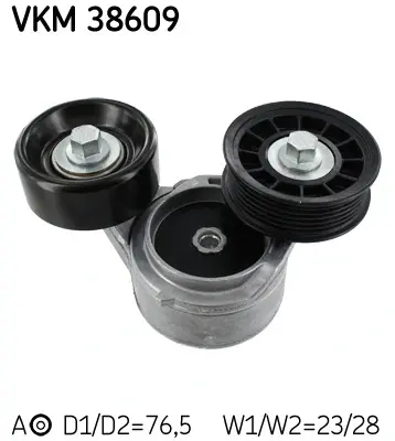 Натяжний ролик SKF VKM 38609 (фото 1)