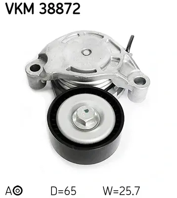 Натяжний ролик SKF VKM 38872 (фото 1)