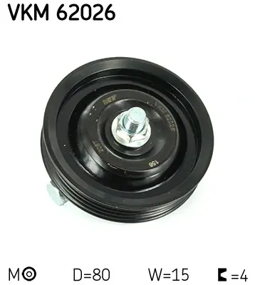 Натяжний ролик SKF VKM 62026