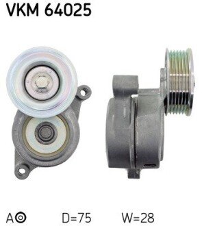 Натяжний ролик skf VKM 64025 на Мазда 3 bk