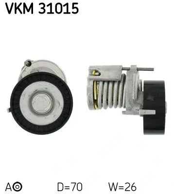 Натяжной ролик, поликлиновой ремень (Пр-во) SKF VKM 31015