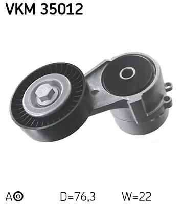 Натяжной ролик, поликлиновой ремень (Пр-во) SKF VKM 35012