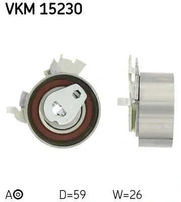 Натяжной ролик, ремень ГРМ (Пр-во) SKF VKM 15230