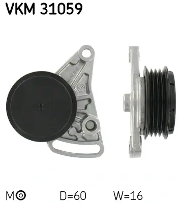 Натяжной ролик SKF VKM 31059
