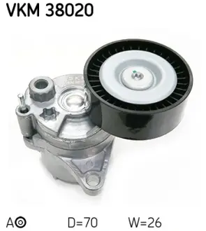 Натяжной ролик SKF VKM 38020