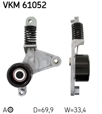 Натяжной ролик SKF VKM 61052
