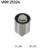 Обводний ролик SKF VKM 25124
