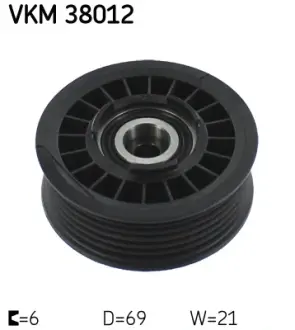 Обводний ролик SKF VKM 38012