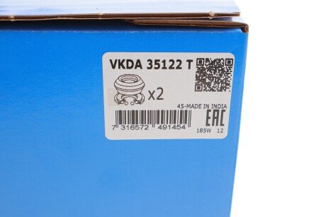 Опора амортизатора гумометалева в комплекті skf VKDA35122T