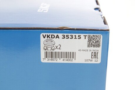 Опора стойки амортизатора 2шт skf VKDA35315T