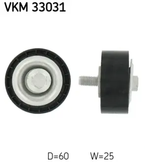 Паразитный, ведущий ролик, поликлиновой ремень (пр-во) SKF VKM 33031