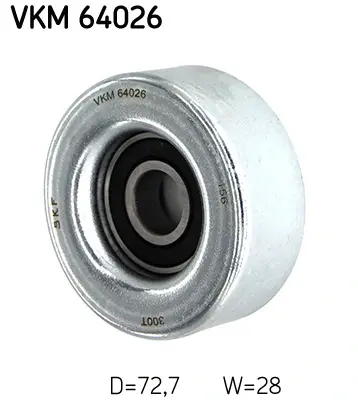 Паразитный / ведущий ролик, поликлиновой ремень SKF VKM 64026