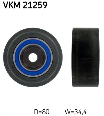Паразитный, ведущий ролик, зубчатый ремень (пр-во) SKF VKM 21259