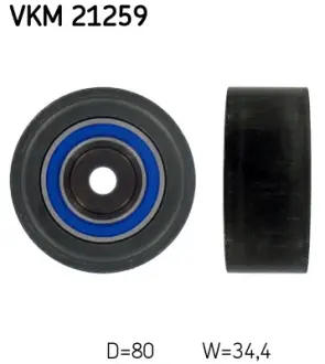Паразитный, ведущий ролик, зубчатый ремень (пр-во) SKF VKM 21259
