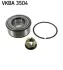 Підшипник колеса,комплект SKF VKBA 3504 (фото 1)