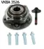 Підшипник колеса,комплект SKF VKBA 3526