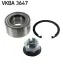 Підшипник колеса,комплект SKF VKBA 3647