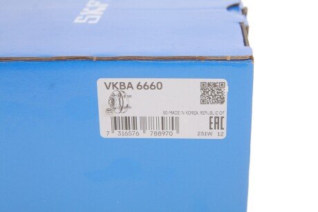 Підшипник колеса,комплект skf VKBA6660