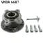 Підшипник колеса,комплект SKF VKBA 6687 (фото 1)