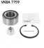Підшипник колеса,комплект SKF VKBA 7759