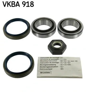 Підшипник колеса,комплект SKF VKBA 918