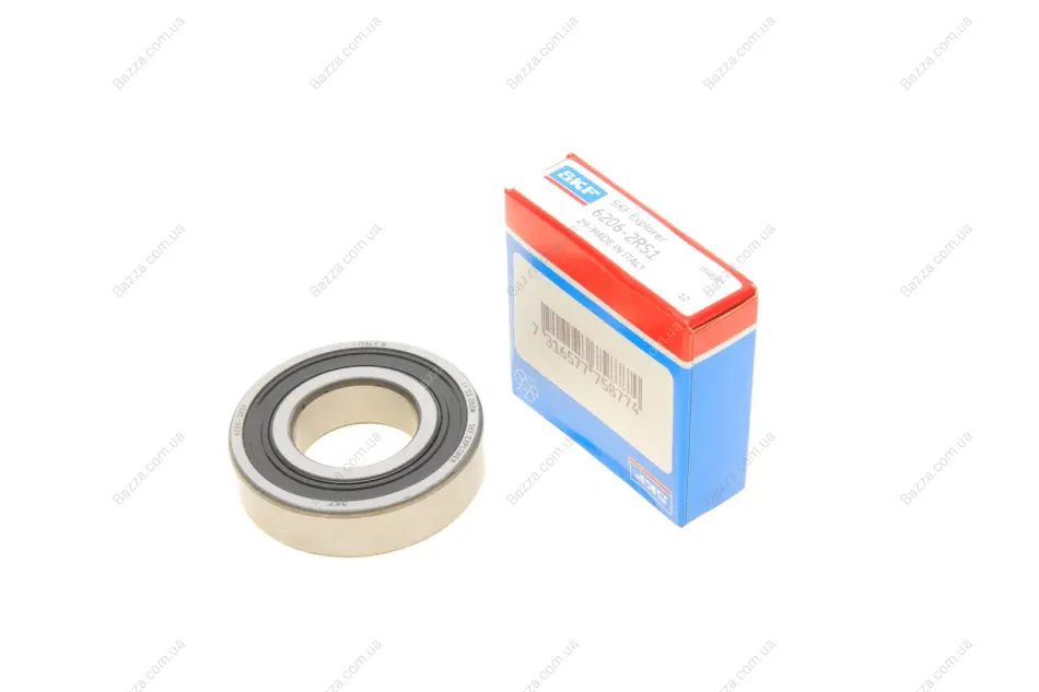Підшипник кульковий d>30 SKF 62062RS1 (фото 1)