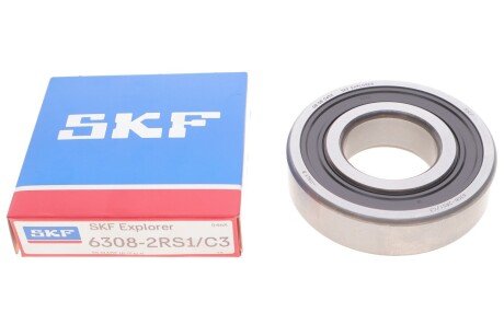 Підшипник кульковий d>30 skf 63082RS1C3