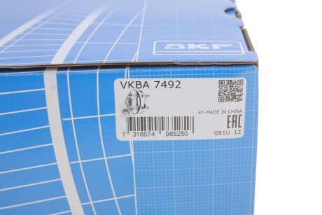 Пiдшипник ступицi колеса skf VKBA7492