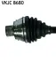 Піввісь SKF VKJC 8680