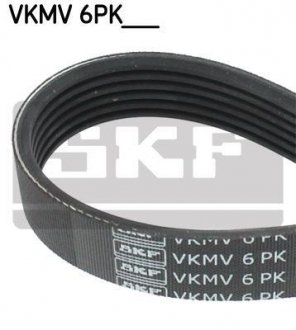 Поликлиновой ремінь skf VKMV6PK1555