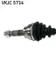 Привідний вал SKF VKJC 5714