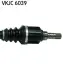Привідний вал SKF VKJC 6039
