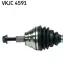 Приводна напіввісь SKF VKJC 4591