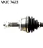 Приводна напіввісь SKF VKJC7423