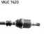 Приводна напіввісь SKF VKJC7423