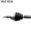 Приводна напіввісь SKF VKJC8134