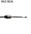 Приводна напіввісь SKF VKJC8134