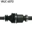 Приводной вал SKF VKJC 6072