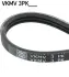 Ремень поликлин. (пр-во) SKF VKMV3PK668
