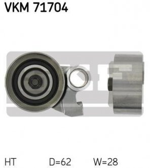 Ролик модуля натягувача ременя skf VKM 71704