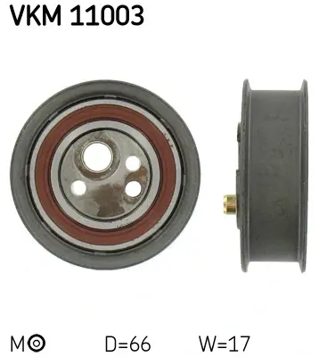Ролик модуля натягувача ременя SKF VKM 11003 (фото 1)